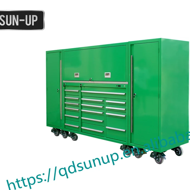 72" rolling tool cabinet and tools box set mechanic professional cabinet