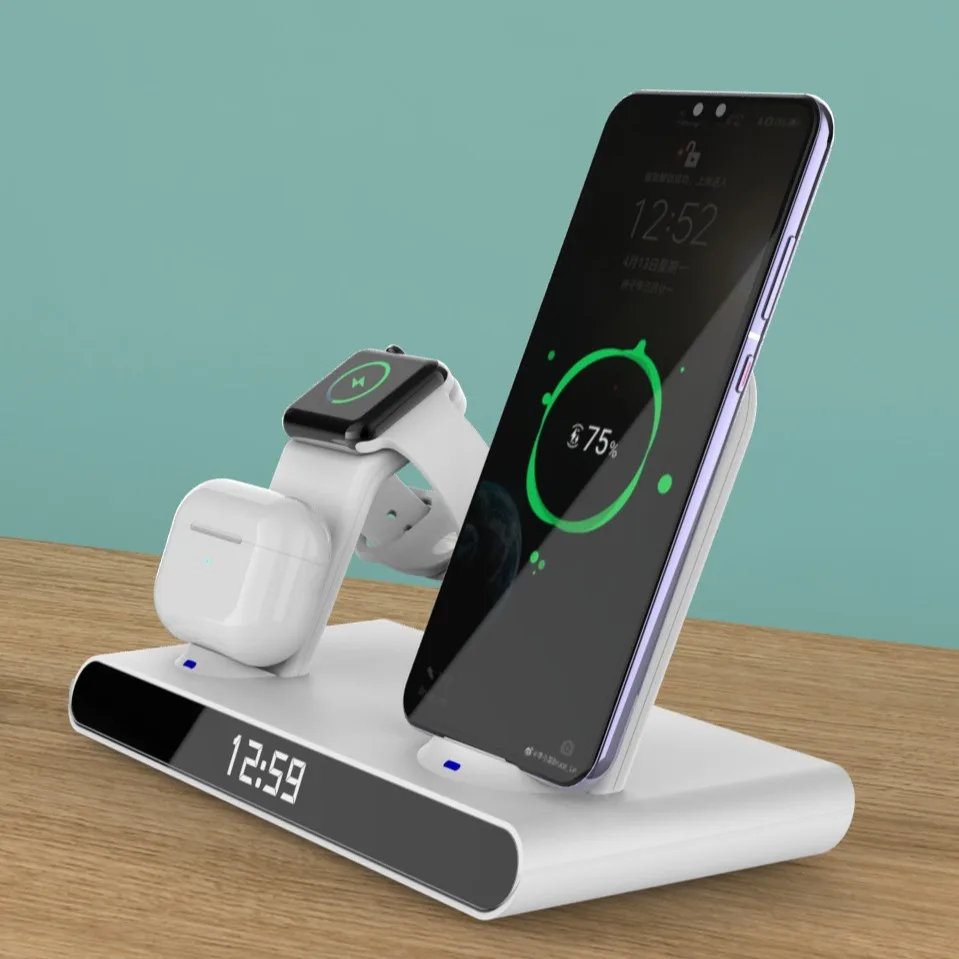 Portable All Qi Devices For Apple Watch 15w Electric Desk Lamp With Led