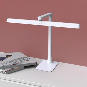 2026 New Smart Study Reading Architect Desk Lamp Touch Control Swing Arm Eye Caring Work Desk Lamp with Clamp