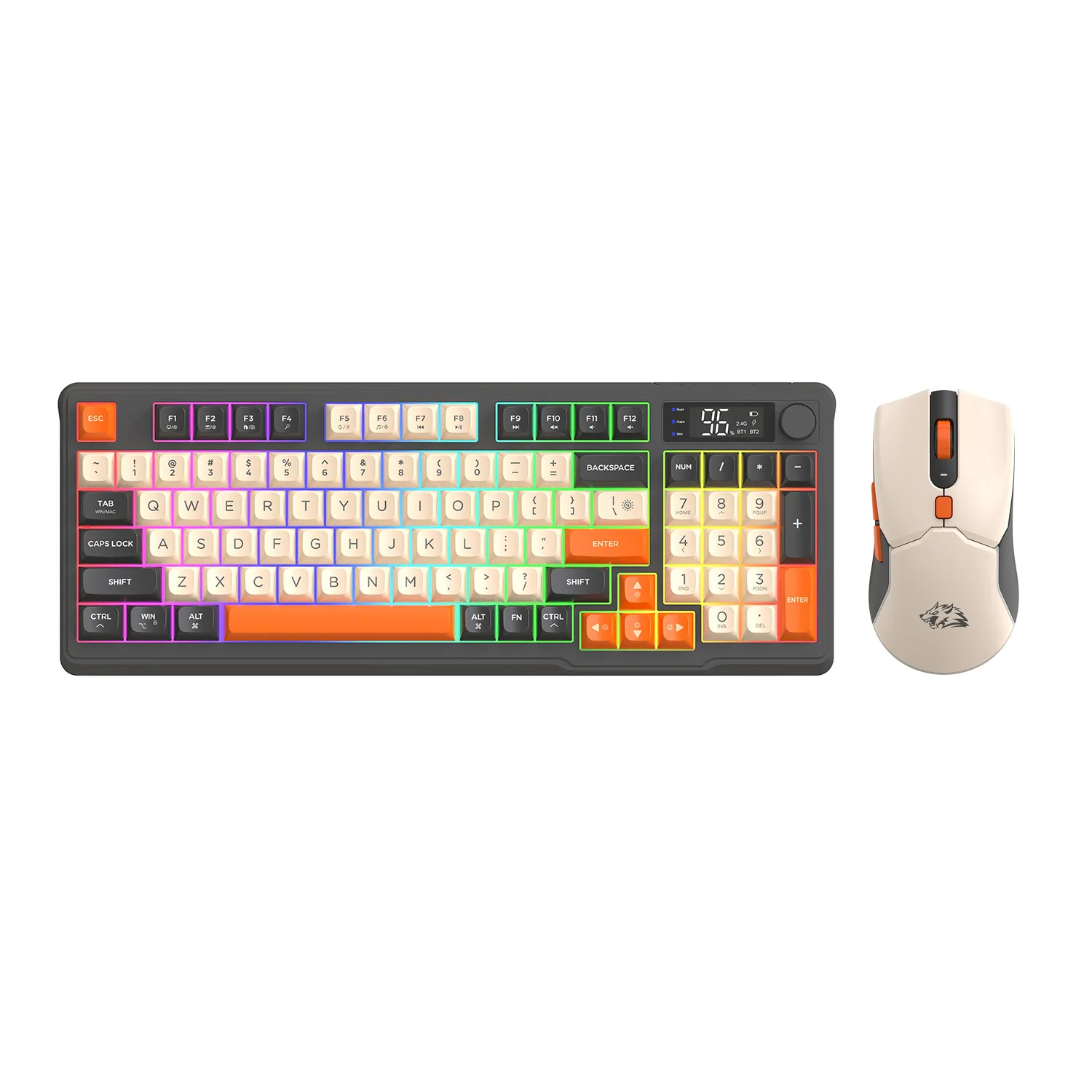 Freewolf T96 Wireless Dual-Mode Keyboard and Mouse Combo