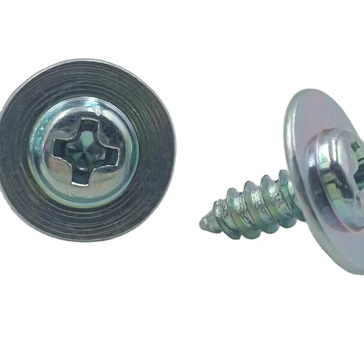 Non-standard self-tapping screw pan head with cushion Galvanized carbon steel pointy tail screw manufacturers