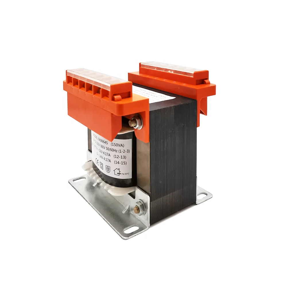 BK-100 Control Transformer 220V to 12V/24V/36V 100VA for Machine Tools and Equipment Isolated Safety Voltage Copper Wire Winding