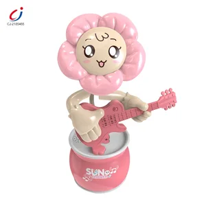 Chengji Gift Music Dancing Flower Toys Brinquedos Sharking Singing Mock Speech Electric Music Plastic Dancing Sunflower Toy