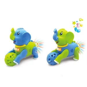 Plastic Dancing Elephant with Light Music Bo Electric Animal Toy Electric Dancing Robot for Kids