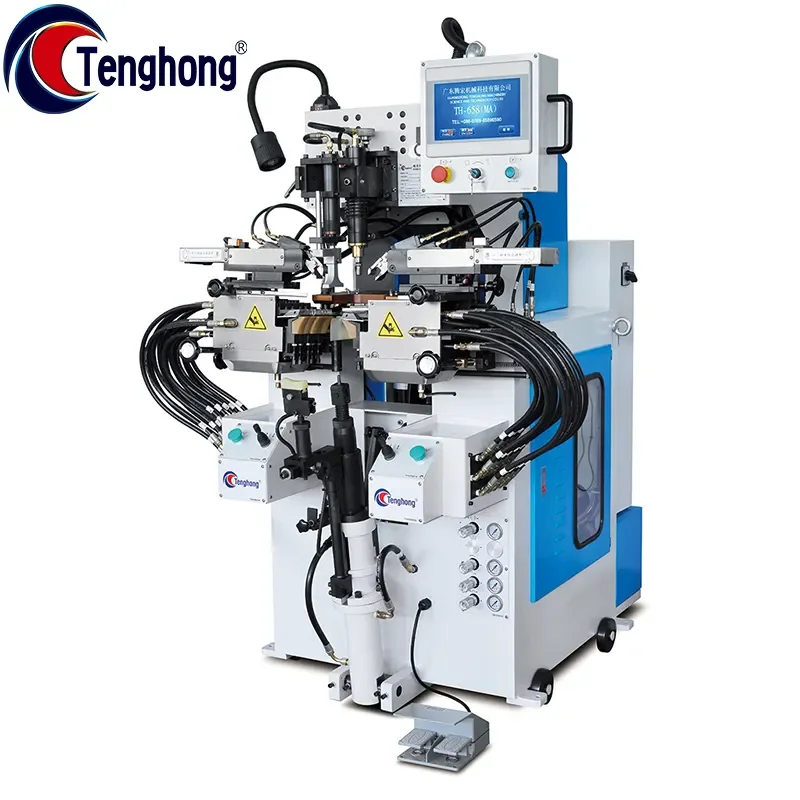 Factory Manual Shoe Making Machine Shoe Heel and Side Lasting Machine