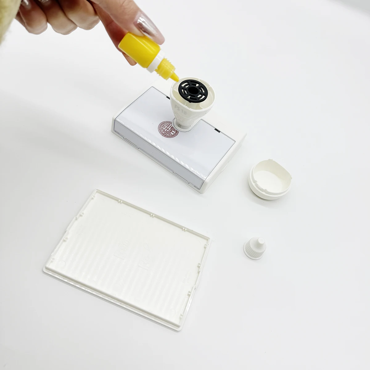 I Ink Flash Card Custom Multi-Color Flash Stamp | Pre-Inked Quick Dry Ink with Custom ...