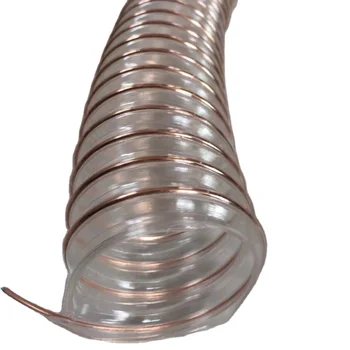 2 inch PU flexible steel wire Hose air ducting hose, air hose copper wire  POLYURETHANE