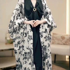 Custom-made 2026 Newest Fashionable and Elegant Long Dress  Abaya  Robe Elegant Muslim Abaya Consultation