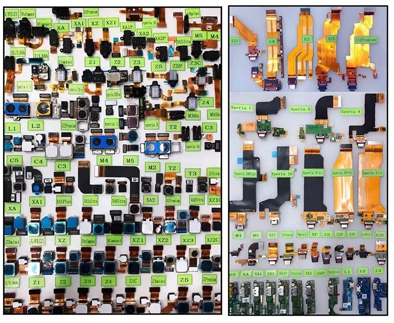 Kabel Flex Tampilan LCD Konektor Motherboard untuk HuaWei P30 P20 Pro P10  P9 Plus P8 Lite 2017 Suku Cadang Reparasi Utama untuk Huawei