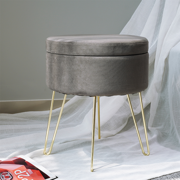 Luxury Lounge Modern Pouf Stool Ottoman New Sale Foot Stool Round Stool