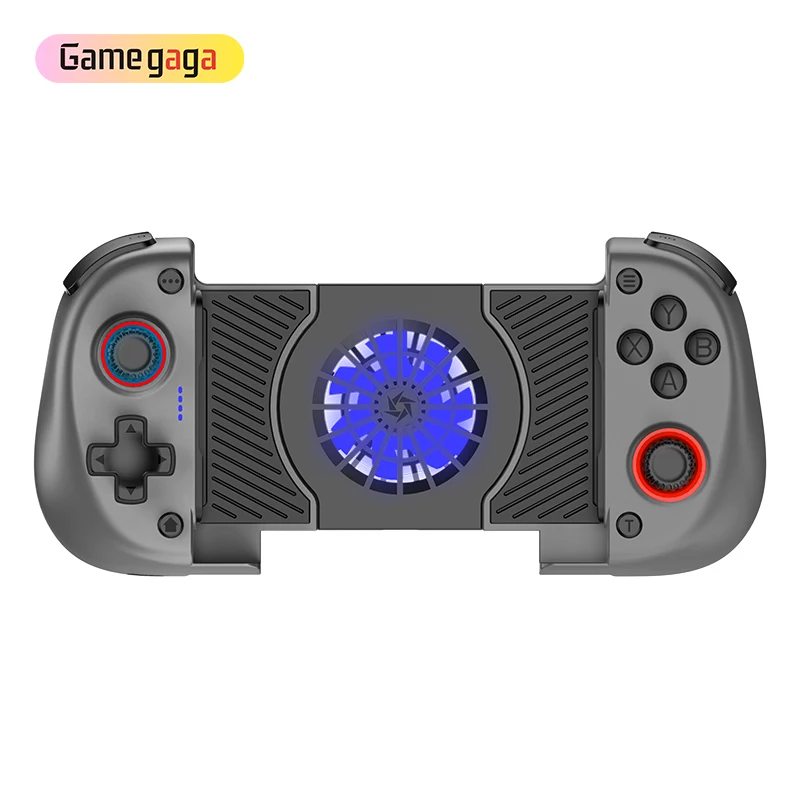Yo X3 Stretching Game Controller 2 in 1 Cooling Fan Double Vibration Motors Gamepad Handle for Mobile Phone Android IOS NS