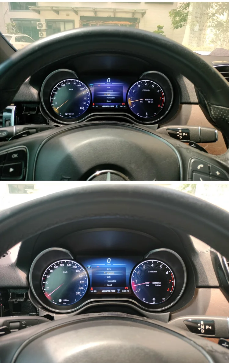 Mercedes Benz ML W166 GL X166 GLE GLS 用 Kanor LCD デジタル