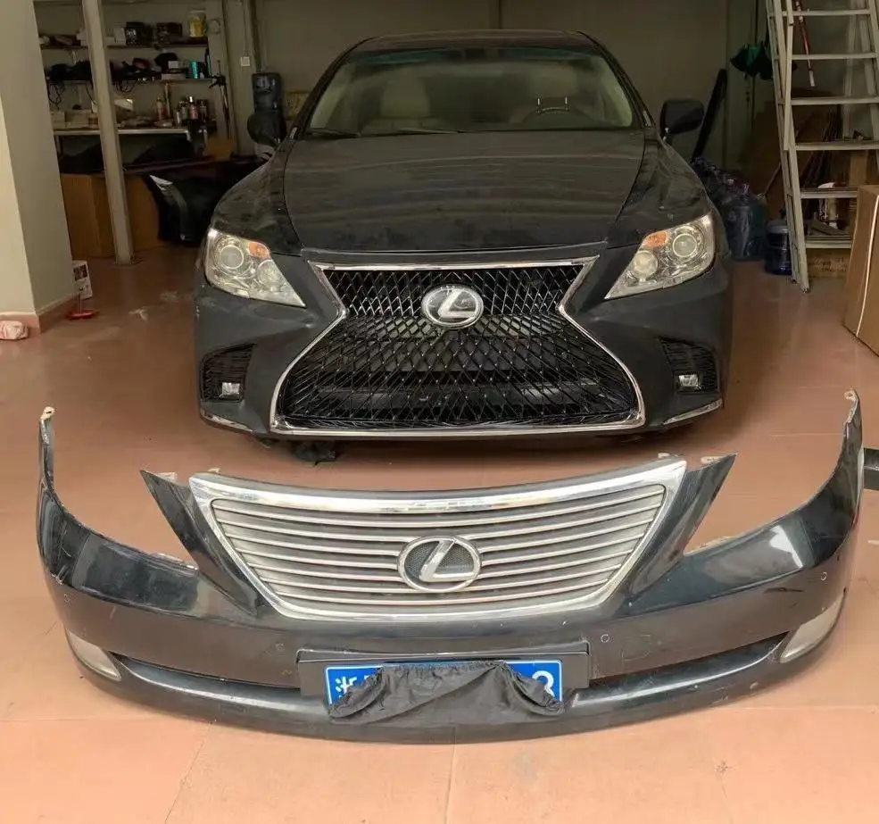 Lexus LS460 Front Bumper Upgrade Kit (2006-2021) - LS600HL Grille