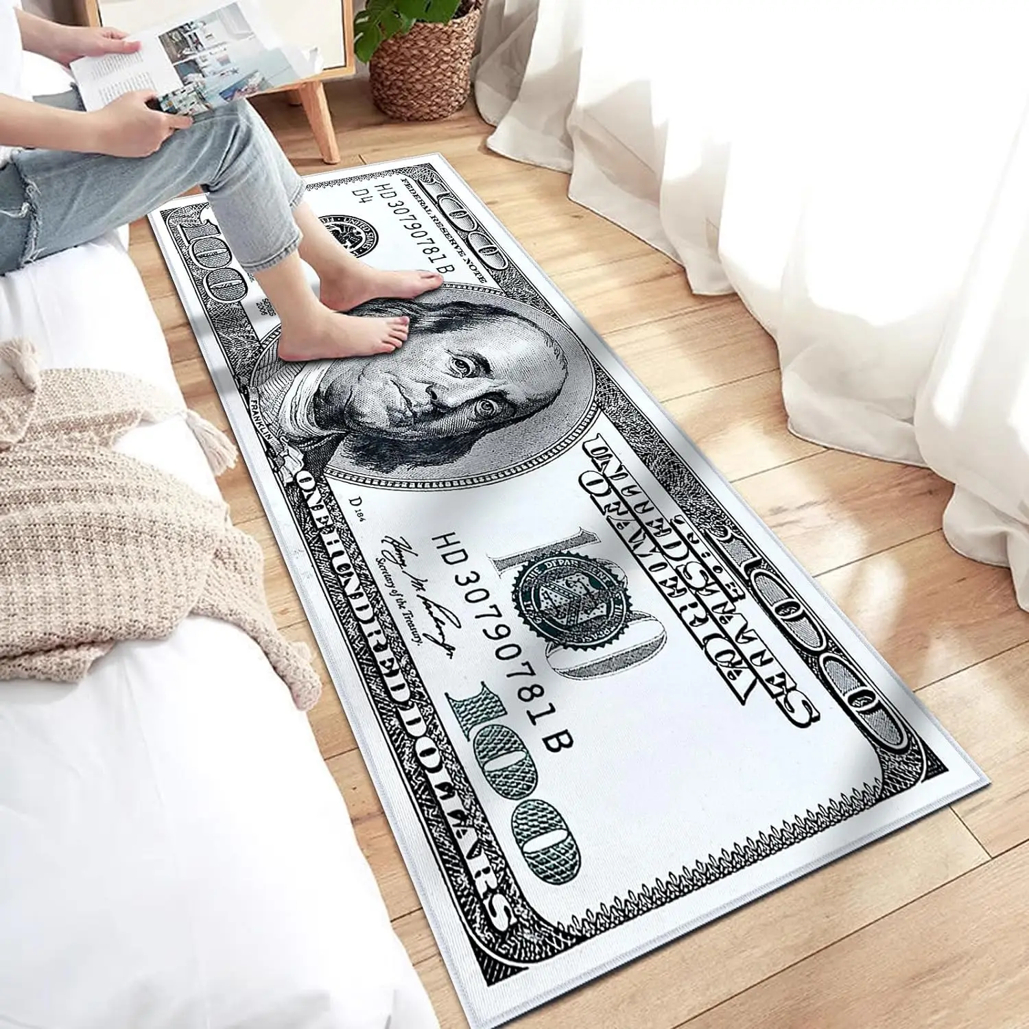 Custom 100 Dollars Printed Carpet Polyester Customized Modern Rugs and Carpets on Line