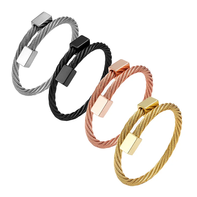 New Trend Stainless Steel Wrap Bracelet Personalised Geometric - Main Image