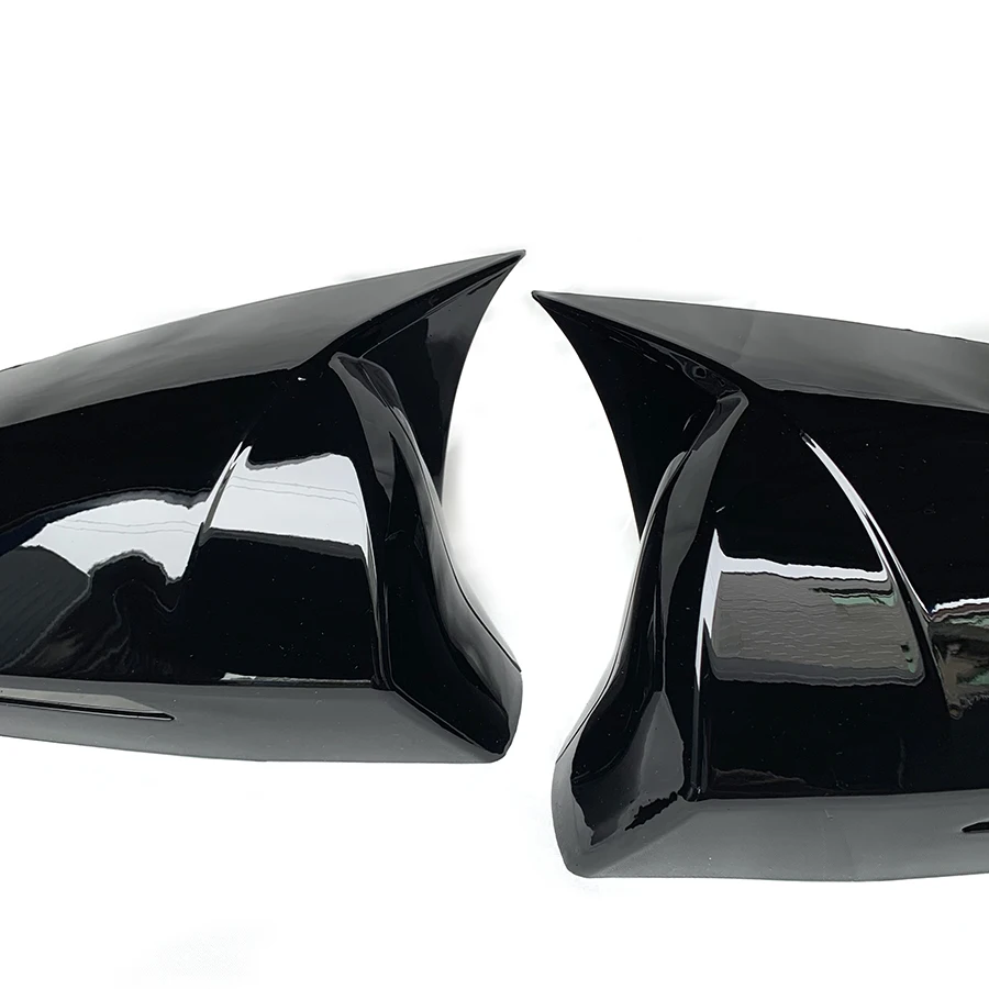 product car ox horn rearview side mirror cover for hyundai tucson 2021 2022 2023 car accessories exterior trim frame caps-7