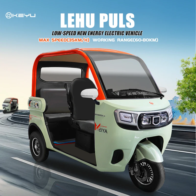 KEYU 2024 New China's Cheap Petrol 3 Wheel Tricycle Passenger Tricycle 3 Wheel Car Taxi for Sale