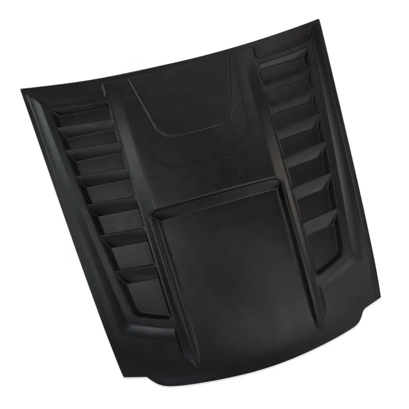 YCSUNZ 2021 Hilux Revo Black  Front Bonnet Hood Scoop Vent Cover for Toyota Hilux 2022 2023 Accessories