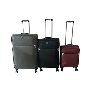 Original Factory 20" 24" 28" Trunk Luggage Pull Rod Suitcases Gray Soft Handle Valise Luggage Sets