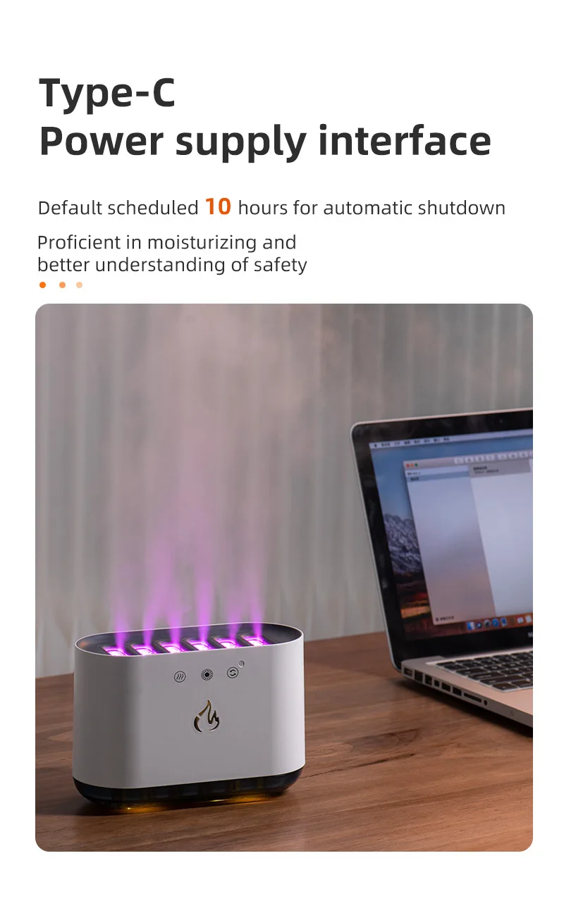 Luxury Home Decor Best Gift Ultrasonic Mist Maker Dynamic Pickup Musical Lighting Cool Creative Design Colorful Light Humidifier