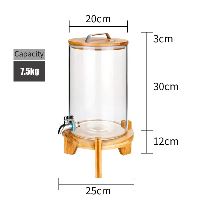 Airtight Hot and Cold Water Glass Drink Water Juice Beverage