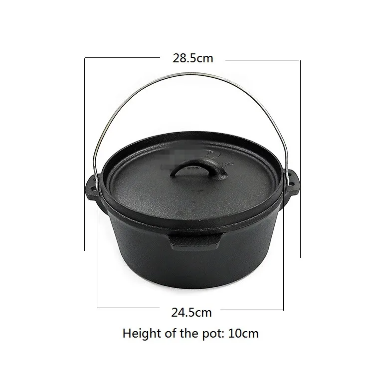 3 Legged Pre Seasoned Cast Iron Pots For Cooking Cast Iron Cast Iron ...