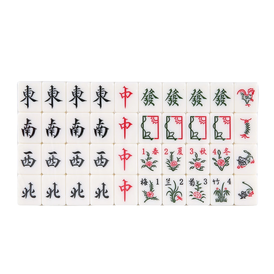 Оптовая продажа семейная настольная игра 88 меламиновые плитки для Маджонга малазийский Набор