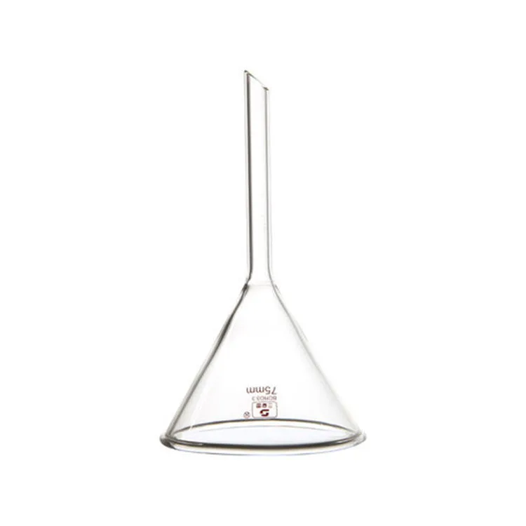 cheap wholesale laboratory transparent glass funnel for lab use