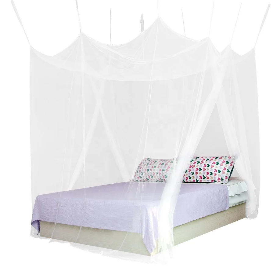 Супербольшая прямоугольная Складная противомоскитная сетка для взрослых полиэфирный навес двуспальных кроватей наружного домашнего использования с дверью