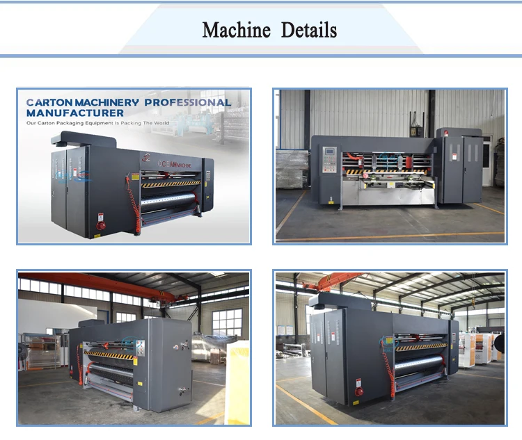 Full Automatic Corrugated Cardboard Sheet Auto Rotary Die Cutting ...