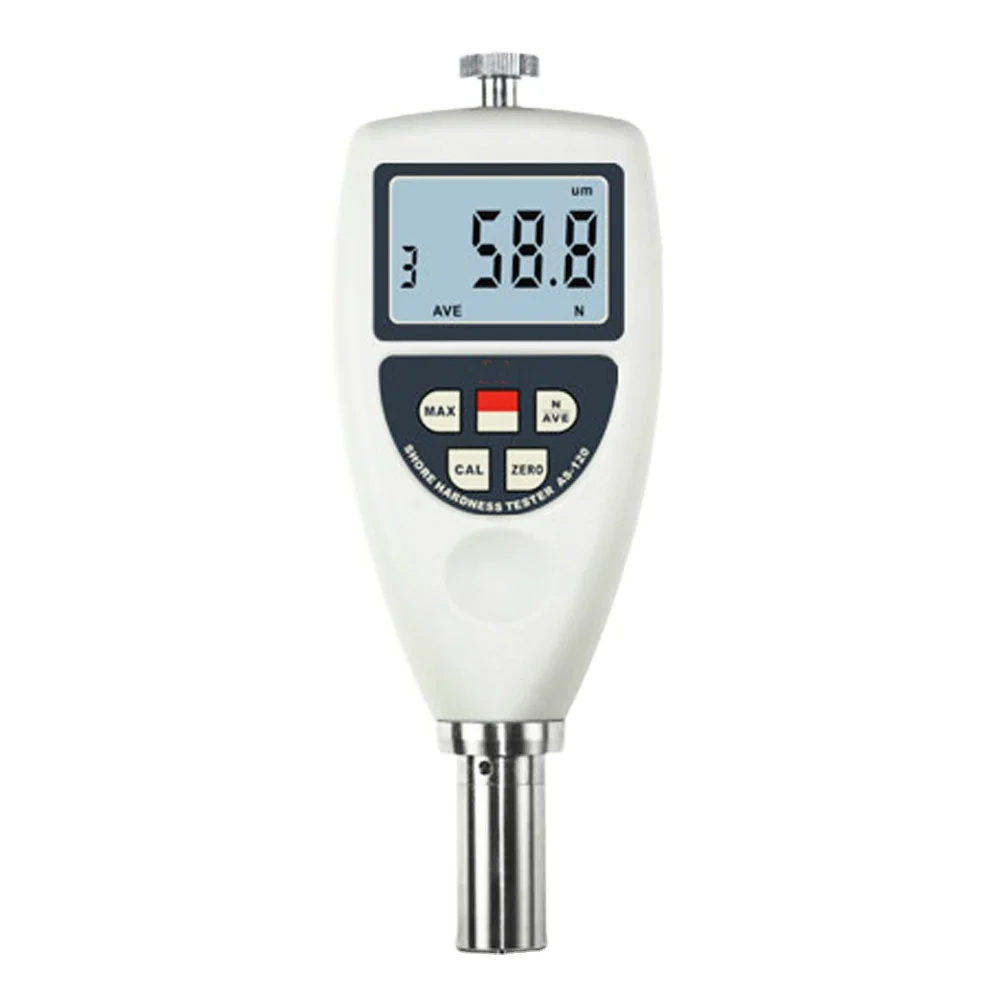 Измеритель твердости на берегу AS-120A цифровой измеритель для измеряемых объектов и значение 10 ~ 90