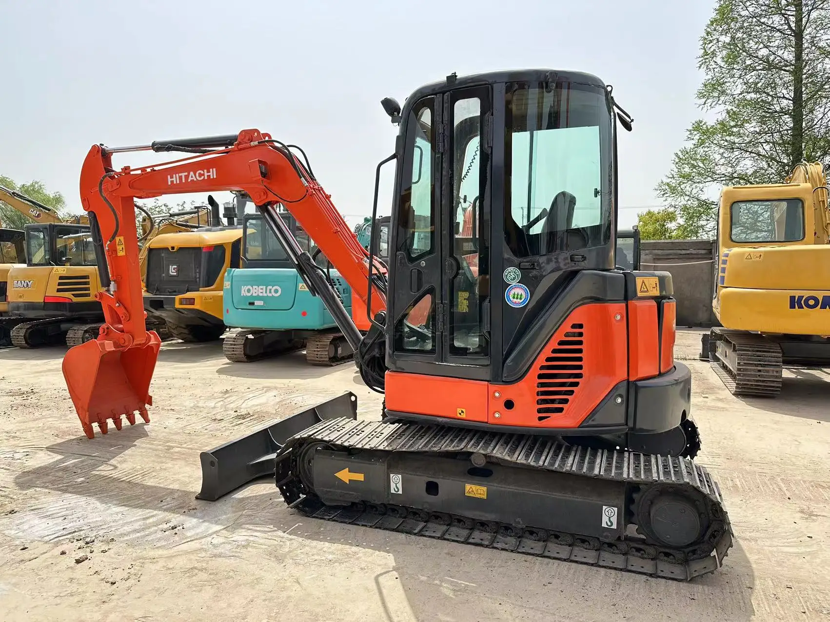 Mini Used Backhoe Excavator Hitachi ZX50U Hydraulic Crawler Backhoe Digger 5ton