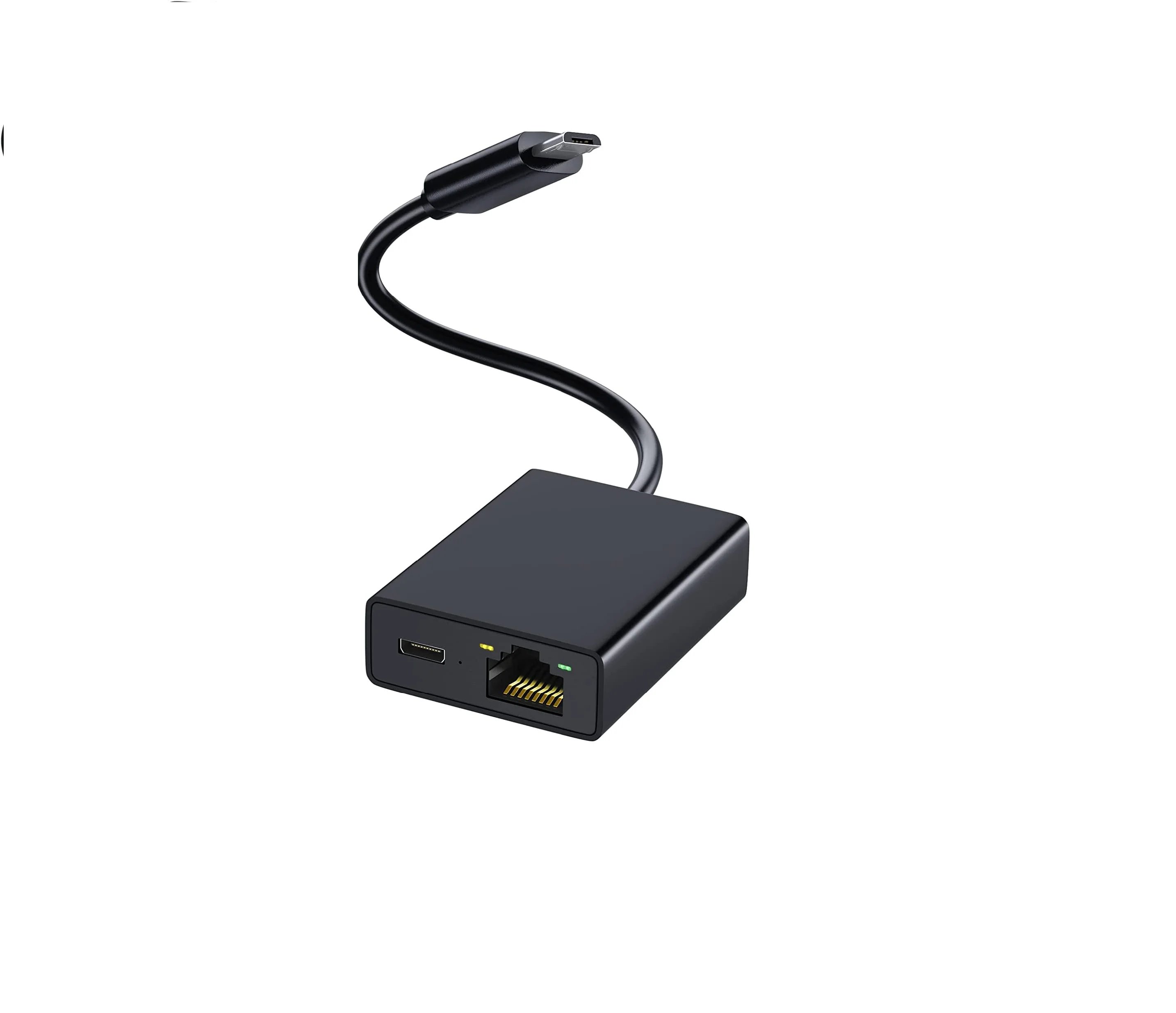 Micro USB to RJ45 Ethernet Network Adapter Compatible with 4K Fire Stick