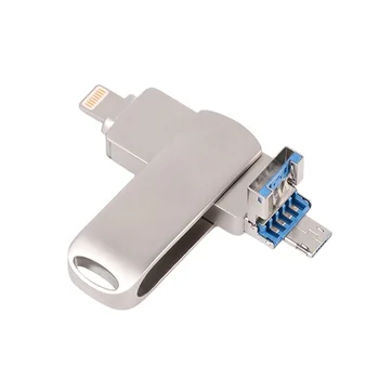 Wholesale Metal Swivel OTG 32GB 3.0 USB Flash Drive