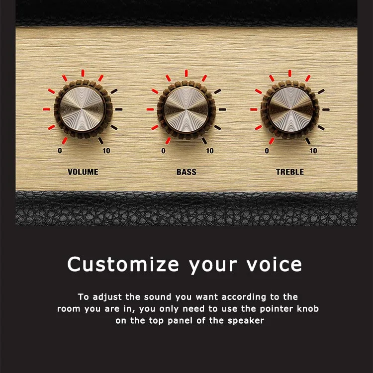 home Rock&Roll Real Sound Handsfree Speakers high quality Bluetooths Wireless Speaker - ANKUX.COM