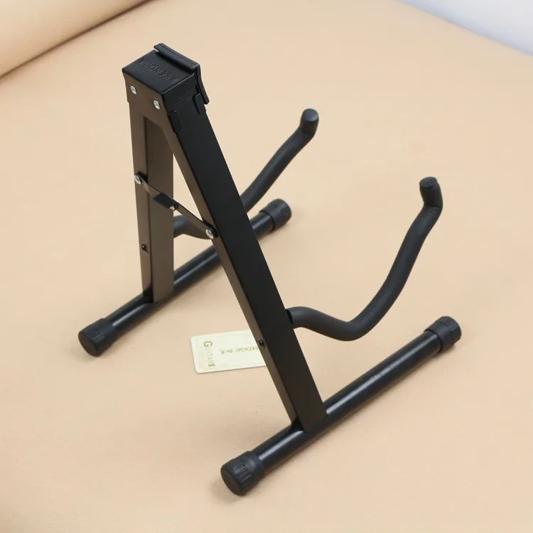 Acoustic Electronic Guitar Bass Ukulele Violin Cello Holder Iron Folding Tripod Portable Guitar