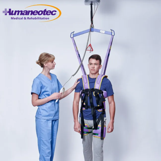 Innovative Ceiling Hoist System  Function Helps Recovering Patients to Their Feet