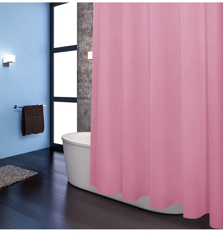 Wholesale Custom Peva Clear Shower Curtain Bathroom Heavy Duty Waterproof Liner Antimicrobial