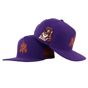 Tcap China 5 Panel Snapback Hats with Embroidery and Cotton Fabric