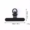 straight rotating buckle-black