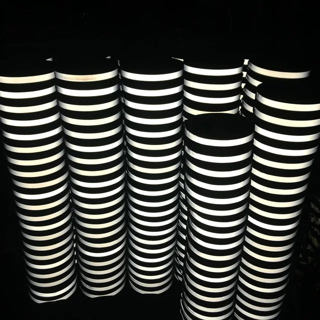 Colorful Reflective Tape Wholesale Custom High Visible Reflective Polyester Webbing