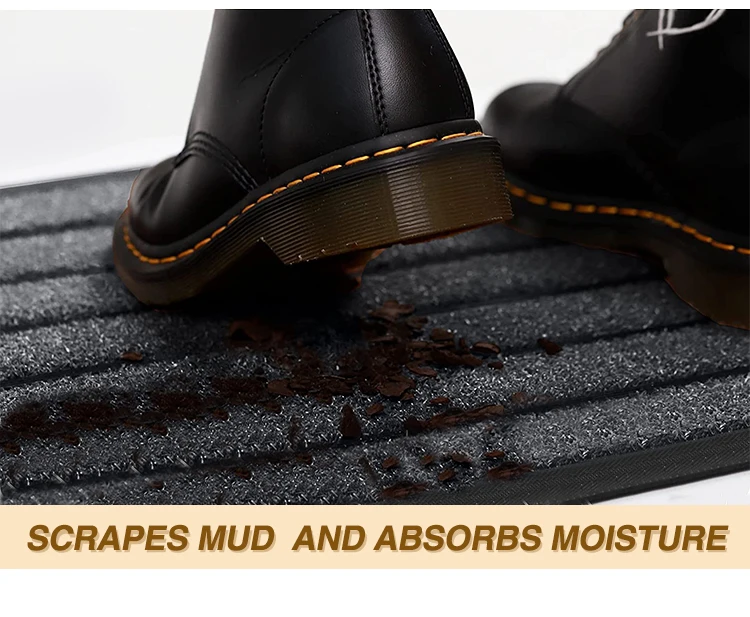 Hot Sell Inside Outside Waterproof Durable Natural Rubber Door Mat wIth Grass Surface(图4)