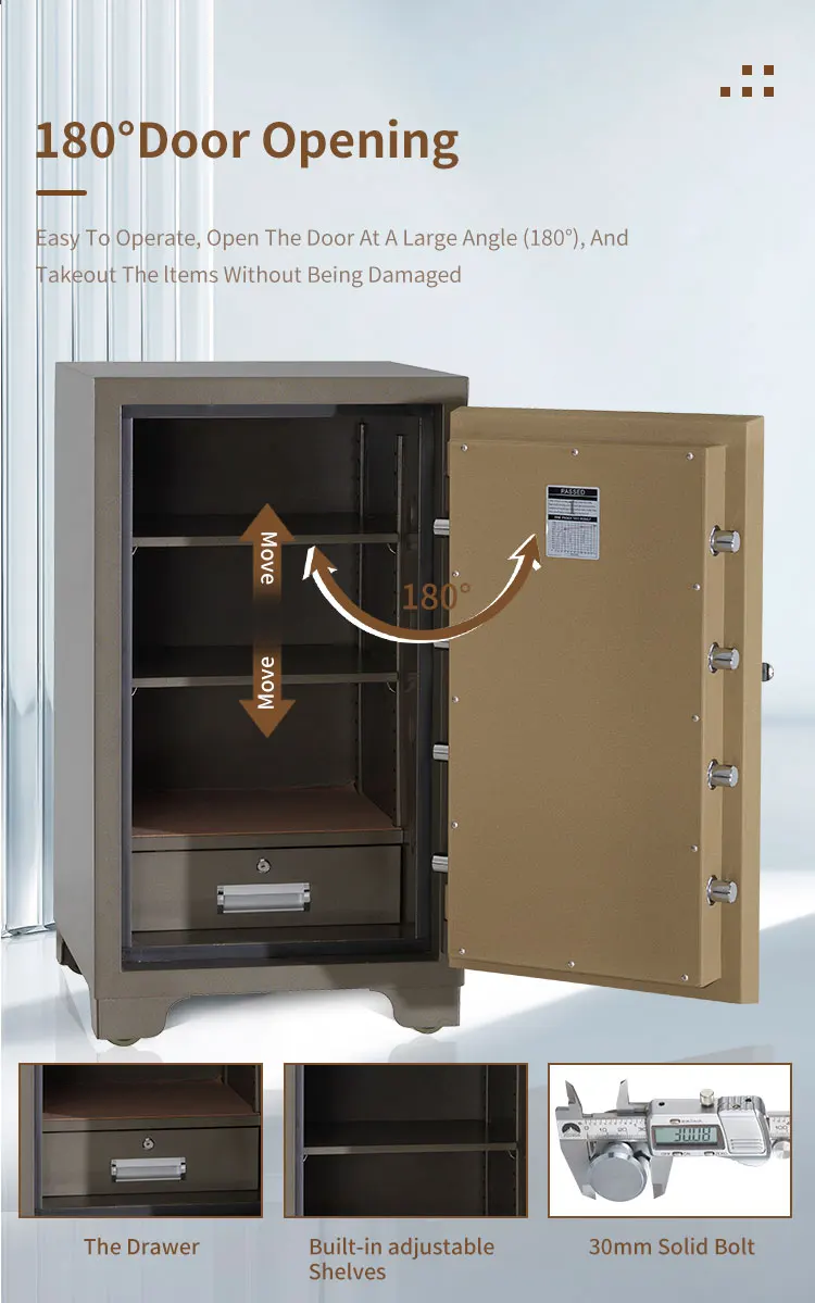 CEQSAFE High Quality Fireproof Safety Metal Safes Digital Electronic Safe Box factory