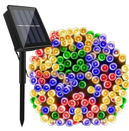 High quality solar powered operated led string lights garden decorative Christmas holiday led light