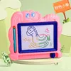 Colorful baby elephant drawing board pink