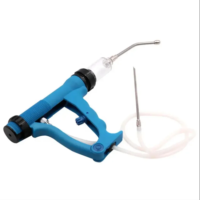 AMAIN AM-W034A Medical Injection Syringe for Animal, 10 20 30 50ml Veterinary Injection Gun Automatic Syringe