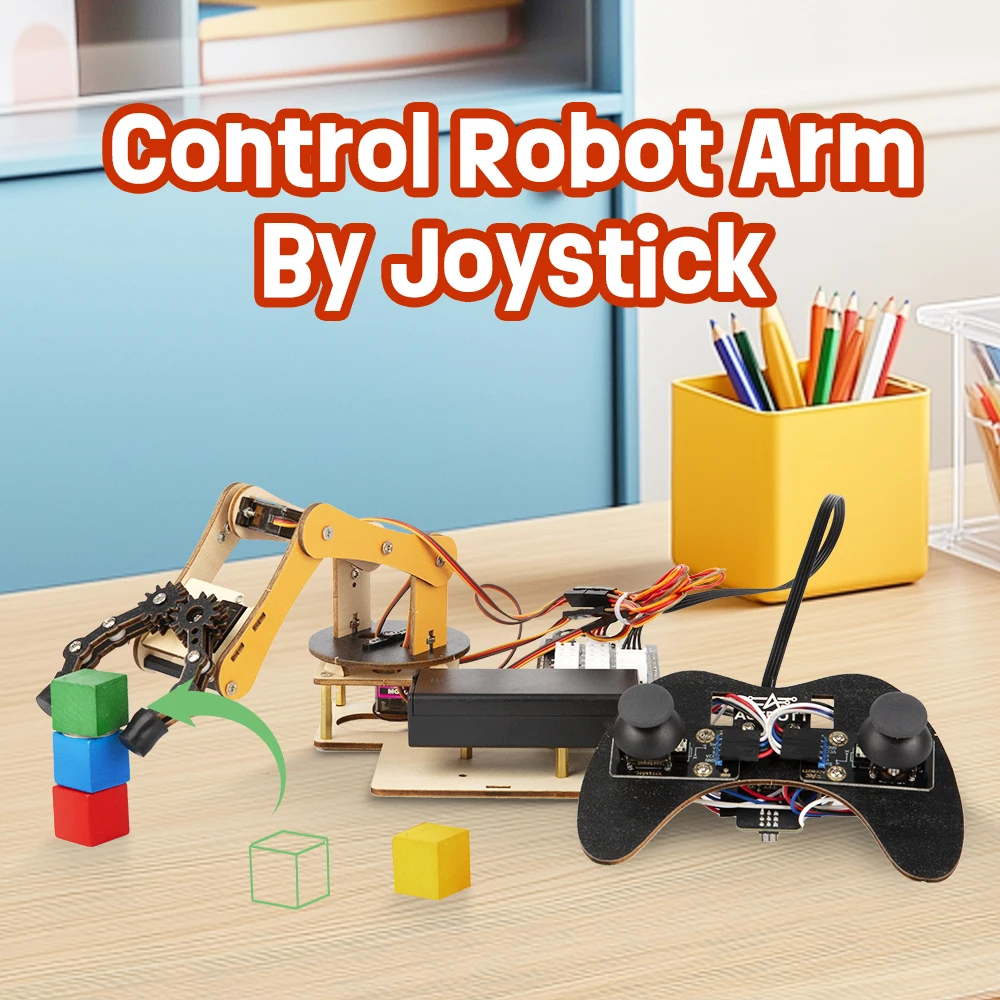 ACEBOTT IOT Smart Robotic Arm Sorting ESP32 Programming DIY Kit ...