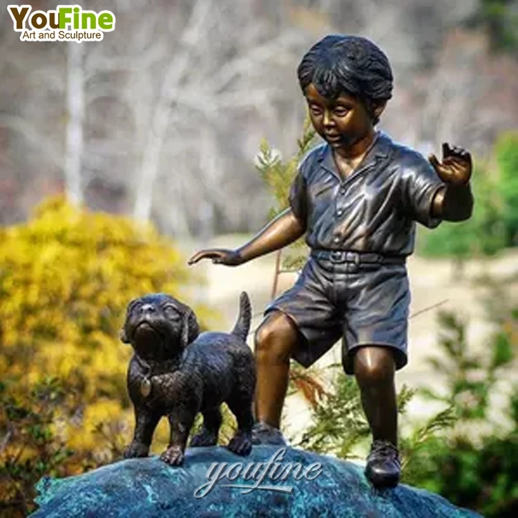 Натуральная бронзовая детская Статуэтка Леонардо Росси скульптура животные