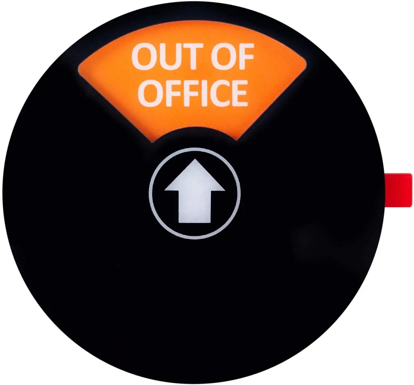 High Quality Custom Magnetic Round in a Meeting Out of Office Please Knock Do Not Disturb Acrylic Door Sign for Office Front Doo