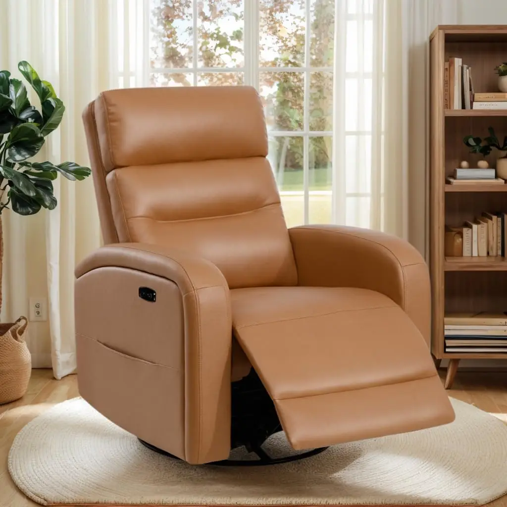 High Quality Rocking Recliner Chair Modern Luxury Leather